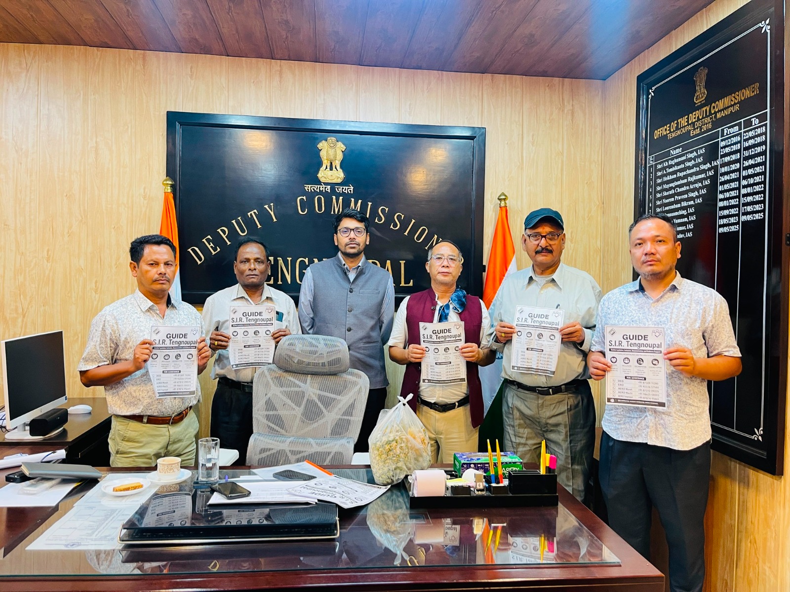 CSOs at DC Office, Tengnoupal